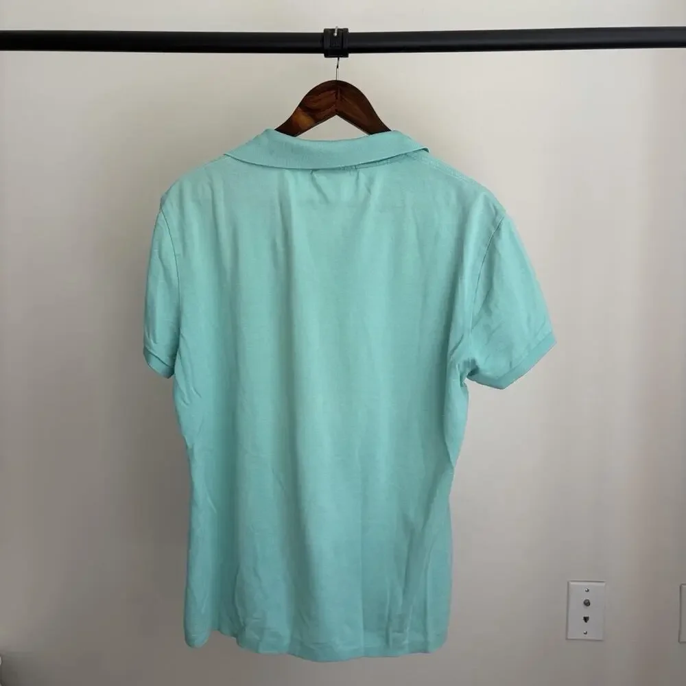 Ralph Lauren Black Label Preppy Golf Men’s M Blue Minimalist Polo Shirt